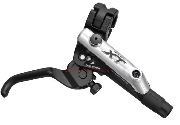 Shimano Deore XT Disc Brake Levers BL-M785 (Silver And Black)